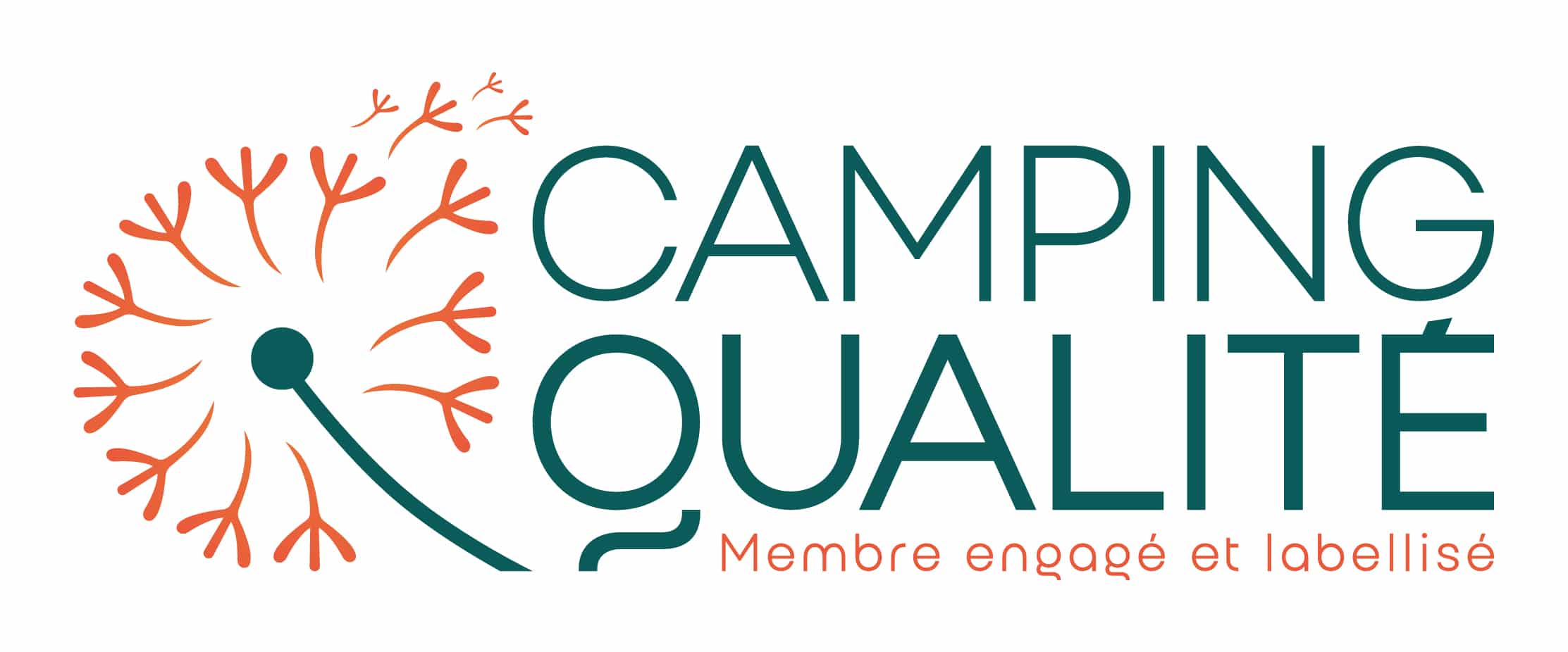 Logo Camping Qualité, membre engagé et labellisé.